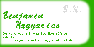 benjamin magyarics business card